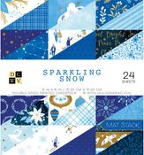 Sparkling Snow 6x6 Paper Stack - Die Cuts With A View