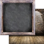 Chalkboard Paper - Brick Wall & Frames - Memory-Place