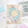Happy Blooms Frame Cling Stamp - Pinkfresh