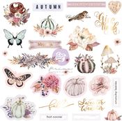 Hello Pink Autumn Ephemera - Prima