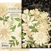 Shades Of Ivory Flower Assortment - Graphic 45