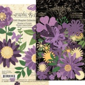 Shades Of Purple Flower Assortment - Graphic 45