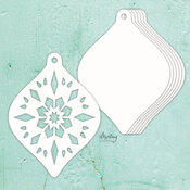 Christmas Bauble Chipboard Album Base - Mintay Chippies - Mintay Papers