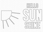 Hello Sunshine Die-namics - My Favorite Things