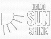 Hello Sunshine Die-namics - My Favorite Things