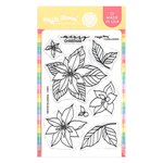 Poinsettia Blooms Stamp Set - Waffle Flower