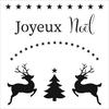 Joyeux Noel 12x12 Stencil - The Crafter's Workshop