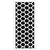 Fence Grid 4x9 Stencil - The Crafter's Workshop