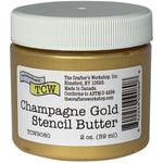 Champagne Gold 2oz Stencil Butter - The Crafter's Workshop