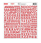 Holiday Magic Chipboard Alpha Stickers - Pinkfresh Studio