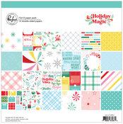 Holiday Magic 12x12 Paper Pad - Pinkfresh Studio
