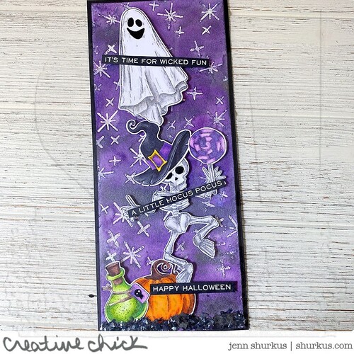 Tim Holtz Cling Stamps - Spooky Scribbles