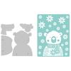 Cozy Bear Thinlits Dies with Textured Impressions - Sizzix