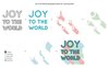 Joy to the World Typography Stamp Set - Altenew