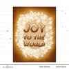 Joy to the World Typography Simple Coloring Stencil - Altenew