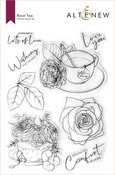 Rose Tea Stamp Set - Altenew