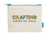 Crafting Makes Me Smile Pouch - Lawn Fawn