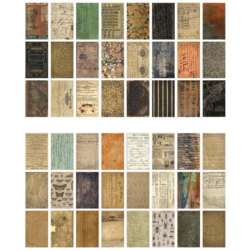 Advantus Tim Holtz Idea-ology - Halloween backdrops 6x10 Paper Pad