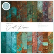 Patina, 20 Designs - Craft Consortium Double-Sided Paper Pad 6"X6" 40/Pkg