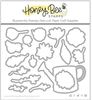 Garden Harvest Florals Honey Cuts - Honey Bee Stamps