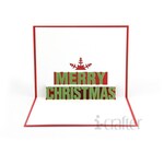 Merry Christmas Pop Up Card Dies - i-Crafter