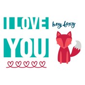 I Love You Pop Up Card Dies - i-Crafter