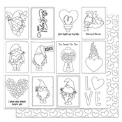 Tulla & Norbert Love Story Color Me 12x12 Sheet - Photoplay