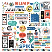 MVP Volleyball Element Sticker Sheet - Photoplay