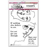 Let The Art Out Dina Wakley Media Cling Stamps