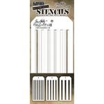 Shifter Stripes Tim Holtz Layered Stencil Set - Stampers Anonymous