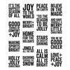 Bold Tidings Mini Tim Holtz Cling Stamps - Stampers Anonymous