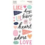 Happy Hearts Foam Stickers - Simple Stories