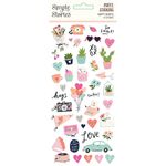 Happy Hearts Puffy Stickers - Simple Stories