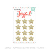 Joyful Gold Glitter Puffy Stars - Cocoa Vanilla Studio