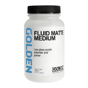 Fluid Matte Medium - Golden - 8oz