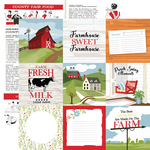 4X4 Journaling Cards Paper - Farmhouse Living - Carta Bella