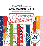 Birthday Salutations 6x6 Paper Pad - Echo Park