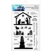 Christmas Silhouettes Clear Stamp  create. - Ranger