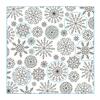Stitched Snowflakes Cling Stamp - Simon Hurley create. - Ranger