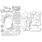 Festive Christmas Greetings Stamp & Die Set - Memory Box