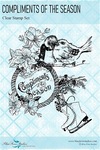 Compliments Of The Season Clear Stamps - Yuletide - Blue Fern Studios