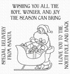 Special Delivery from Santa Clear Stamp - My Favorite Things