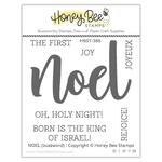 Noel Buzzword 3x3 Stamp Set - Honey Bee Stamps