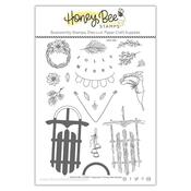 Sleigh Bells Ring 6x8 Stamp Set - Honey Bee Stamps