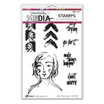 Make Things Happen Cling Stamps - Dina Wakley - Ranger