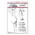 I Am Cling Stamps - Dina Wakley - Ranger