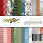 Vintage Holiday Gingham Galore 6x6 Paper Pad - Honey Bee Stamps