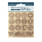 Symbols Decorative Chips - Alchemy - Stamperia