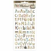 Alphabet Chipboard - Klimt - Stamperia