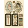 Bag Handles And Hearts Wooden Shapes - Klimt - Stamperia